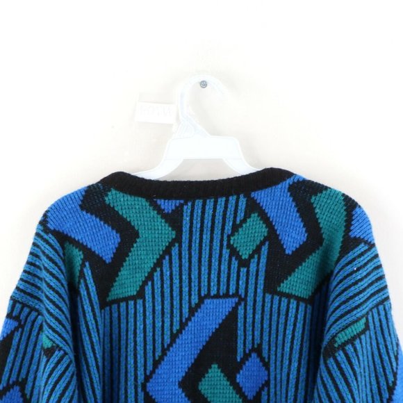 Vintage Streetwear Ed Bassmaster Striped Sweater - Picture 6 of 7